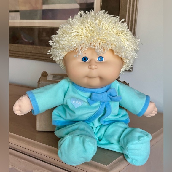 Cabbage patch preschool kids 30400 Hasbro vintage 1991 boy blonde/blue doll - Picture 3 of 17